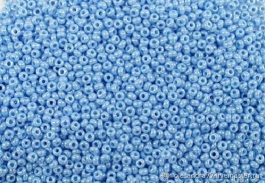 10 grams of 10/0 seed Beads, Czech Preciosa 68020 Premium blue of the blest nephros, Beads, Chelyabinsk,  Фото №1