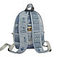 Denim backpack Snowboard. Backpacks. Handmade shop. Online shopping on My Livemaster.  Фото №2