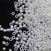 Материалы для творчества handmade. Livemaster - original item Beads Miyuki delika 11/0 No№201 Japanese beads Miyuki 5 gr white. Handmade.