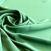 Материалы для творчества handmade. Livemaster - original item Fabric: Crepe silk light green. Handmade.
