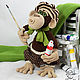 Master class. Monkey Unearthly beauty. Tools for dolls and toys. sToryToys. My Livemaster. Фото №5