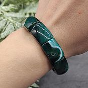 Украшения handmade. Livemaster - original item Bracelet natural green agate. Handmade.