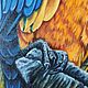 Заказать Картина с попугаем Сине-желтый ара. Козютенко Елена (Kozyutenko Elena). Ярмарка Мастеров. . Картины Фото №3