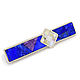 TIE CLIP - lapis Lazuli, Charoite, mother of Pearl. tie clip, Tie clip, Moscow,  Фото №1