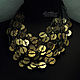 Necklace brilliantly golden (625) designer jewelry. Necklace. Svetlana Parenkova (parenkova). My Livemaster. Фото №5