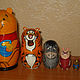 Matryoshka Winnie the Pooh and friends. Interior elements. Unique pieces of art. Online shopping on My Livemaster.  Фото №2