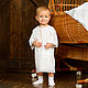 Рубашка для крещения мальчика "Ручеек". Крестильные рубашки. Ладья (ladyamarket). Интернет-магазин Ярмарка Мастеров.  Фото №2