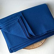 Для дома и интерьера handmade. Livemaster - original item Sheet-towel made of waffle cotton for bath, sauna, home.. Handmade.