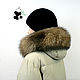 Order The edge of the hood from raccoon fur. Wholemeal. №1. Mishan (mishan). Livemaster. . Collars Фото №3