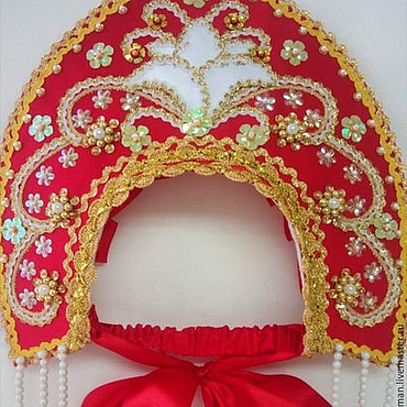 Гардероб Новый год Шитьё костюм на новый год Василиса-прекрасная Бусины Ткань