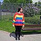 Knitted jumper: joyful stripe. Jumpers. vyazanaya6tu4ka. My Livemaster. Фото №6
