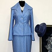 Одежда handmade. Livemaster - original item Women`s business suit in a retro style 