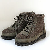 Обувь ручной работы handmade. Livemaster - original item Wool felted boots, available in size 37.. Handmade.