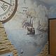 Роспись стен в детской Корабль, Декор, Москва,  Фото №1