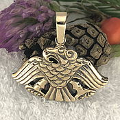 Фен-шуй и эзотерика handmade. Livemaster - original item Scythians.Scythian jewelry.The eagle pendant amulet talisman amulet bronze.. Handmade.