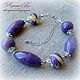 Bracelet with ceramic beads, Bead bracelet, Stupino,  Фото №1
