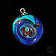 Pendant ball Mystery of the Universe. Cosmos Galaxy Planet. Pendant. Olga Bukina Cosmic glass. My Livemaster. Фото №5