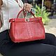 Fendi Python leather handbag. Classic Bag. exotiqpython. Online shopping on My Livemaster.  Фото №2