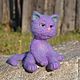 Cat Valentine. felted toy made of wool. Felted Toy. Natalya Gorshkova Cute toys felting. Online shopping on My Livemaster.  Фото №2