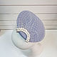 Order Evening hat 'Nataly' with a veil. Color blue. Exclusive HATS. LANA ANISIMOVA.. Livemaster. . Hats1 Фото №3