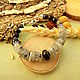 Order Obsidian and Labrador bracelet. Vedic studio «IN AETERNUM». Livemaster. . Bead bracelet Фото №3