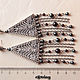 Order Earrings 'Boyaryshnya' garnet, hematite. Ekart Ekaterina Dmitrieva. Livemaster. . Earrings Фото №3