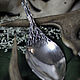 Серебряная столовая ложка с зайцем. Ложки. Wiravens. Ярмарка Мастеров.  Фото №6