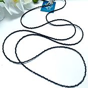 Украшения handmade. Livemaster - original item Long necklace made of black spinel. Handmade.
