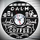 Original gift. Coffee Time Clock, Watch, Krasnoyarsk,  Фото №1