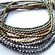 Hematite faceted beads 3mm, 5 colors, 19cm strand. Beads1. Businka (businkamag). Online shopping on My Livemaster.  Фото №2