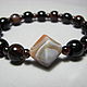 Bracelet garnet, sardonyx and agate ' Top'. Bead bracelet. Beautiful gifts for the good people (Alura-lights). My Livemaster. Фото №4