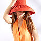 Raffia Hat 2Lillys | Coral. Hats1. Lisa Prior Fashion Brand & Atelier. My Livemaster. Фото №5