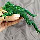 Order Coin holders: Wallet keychain made of beads green Frog. AirinBeads. Livemaster. . Coin boxes Фото №3