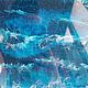 Поднос "Синее море" блестящий 30*20, бамбук. Подносы. Изделия из эпоксидной смолы. Ярмарка Мастеров.  Фото №6