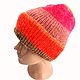 Hat with color blocks, lincoln wool, size 56-58. Caps. kukla-iz-lesa. My Livemaster. Фото №6
