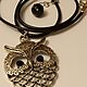  large pendant 'Black-eyed Owl'. Pendant. Rimliana - the breath of the nature (Rimliana). Online shopping on My Livemaster.  Фото №2