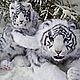 Семейка белых тигров, Мягкие игрушки, Санкт-Петербург,  Фото №1
