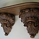 Carved wall console Rococo shelf (double). Shelves. Carved decor. Online shopping on My Livemaster.  Фото №2