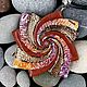 Pendant from polymer clay Spiral star. Copper ordering, Pendants, Tambov,  Фото №1