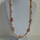 Necklace of natural pink pearls and heliolite (sun stone). Necklace. Magic box. Online shopping on My Livemaster.  Фото №2