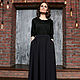 Long black skirt. Skirts. Evgeniya Petrik. Online shopping on My Livemaster.  Фото №2