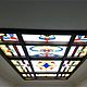 Order Stained Glass Tiffany. Tiffany ceiling stained glass in the frame. Glass Flowers. Livemaster. . Stained glass Фото №3