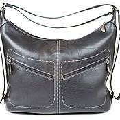 Leather city bag 