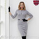 Dress 'Basic gray' at a super price, Dresses, St. Petersburg,  Фото №1