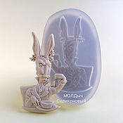Материалы для творчества handmade. Livemaster - original item Moldy: 7 x 4,1 cm March Hare Alice in Wonderland. Handmade.