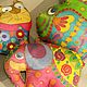 Gift to Fish, Pillow - toy Fish, 45h35 cm, hand painted. Baby pillow. arkensoie Silkyway. My Livemaster. Фото №4