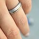 Титановое кольцо с сатиновой поверхностью. Обручальное кольцо из. Кольца обручальные. TiTrend. Ярмарка Мастеров.  Фото №4