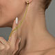 Моносерьга Chains. Одиночная серьга. GEORY jewelry (GEORY). Ярмарка Мастеров.  Фото №6