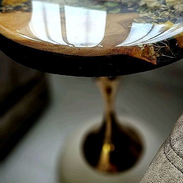 Для дома и интерьера ручной работы. Ярмарка Мастеров - ручная работа Журнальный столик из эпоксидной смолы. Handmade.