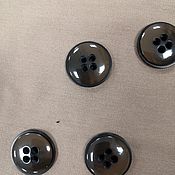 Материалы для творчества handmade. Livemaster - original item Buttons: Buttons suit-coat brown with a black rim. Handmade.